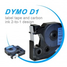 Dymo 45016 Label Tape Black on Blue 12mm x 7m