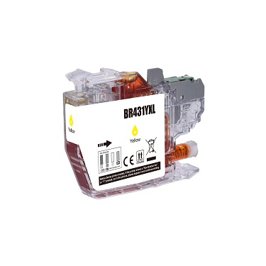 Brother LC431xl Yellow Cartridge Compatible